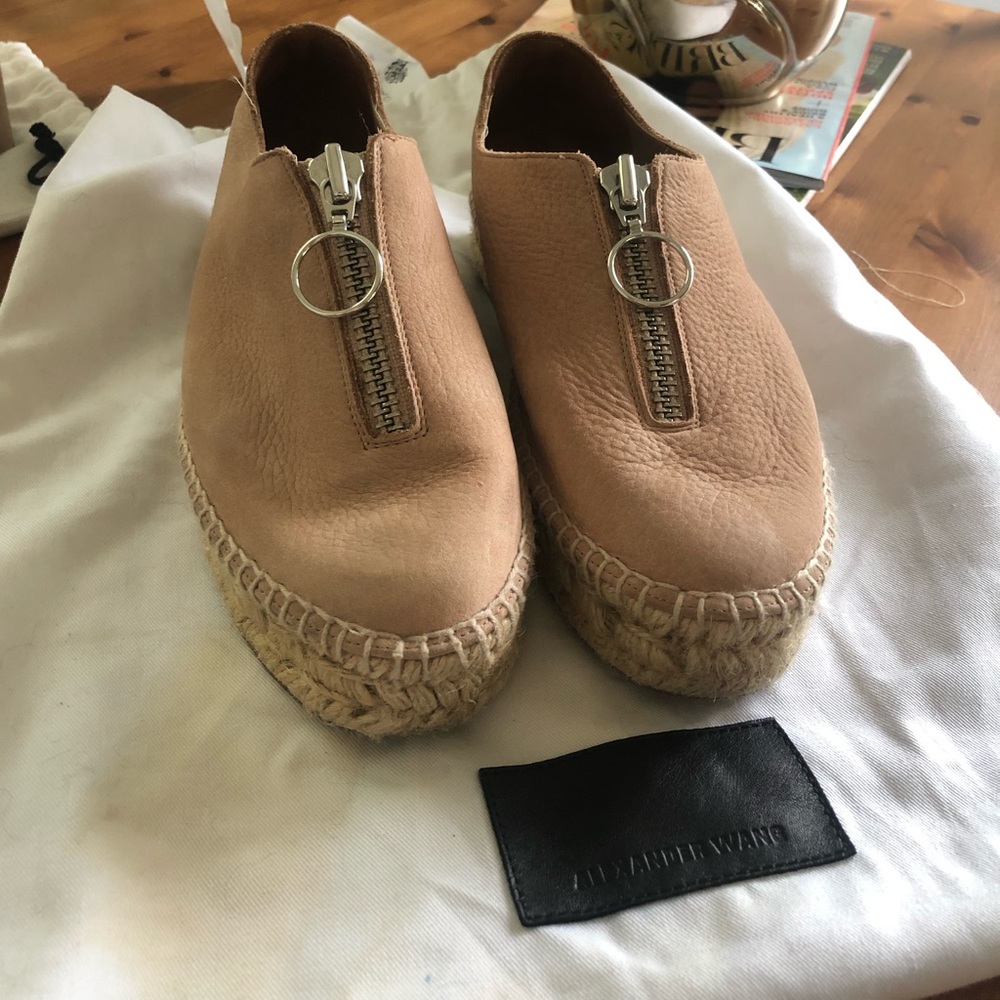 Authentic Alexander Wang “Devon” Suede Espadrilles - image 1